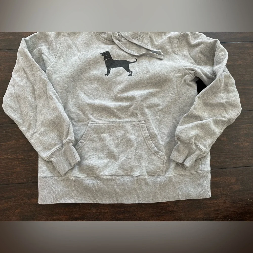The Black Dog Heather Gray Hoodie - Picture 3 of 5